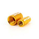 2pcs GUB Aluminum CNC Bicycle Tire Valve Cap MTB Road Bike Tube Tyre Gas Nozzle Cover close-up view