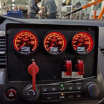 62mm 7-Color LCD Digital Gauge | Multi-Function Turbo Boost Oil Pressure Water Temp Ra close-up view