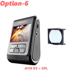 VIOFO A119 V3 2K Dash Cam | Super Night Vision, G-Sensor, Optional GPS & CPL alternate view