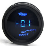 52mm Car Digital Gauge Set | Turbo Boost Water Temp Oil Pressure Voltmeter EGT Tachomete detail view