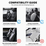 2 Set Universal Car Seat Covers Mesh Sponge Interior Accessories T Shirt Design Front Car Seat Cover For Car Hyundai Solaris