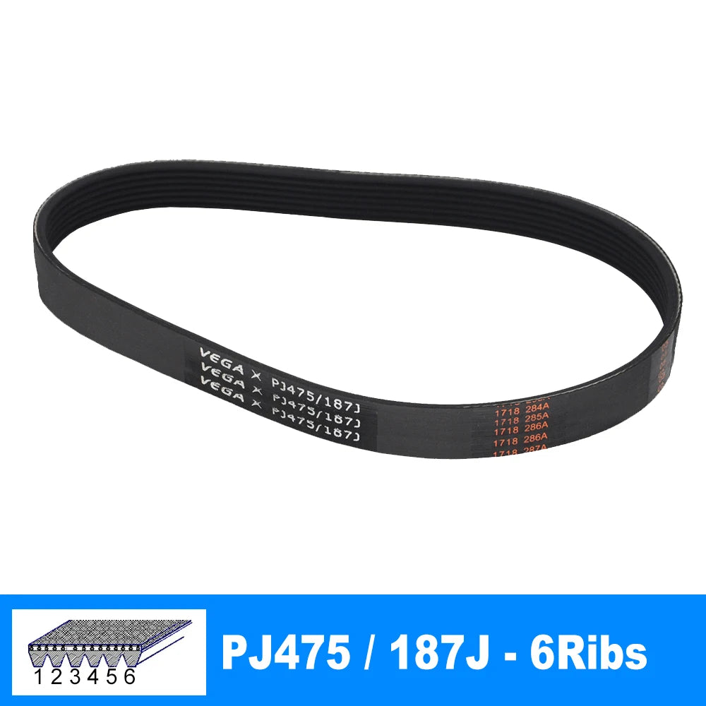 VEGA V-Belt PJ475 187J 3/4/5/6/7 Ribs For DIY Model Motor Belt Parts detail view