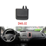 Car Front Air Conditioning Vent Toggle Piece AC Outlet Card Clip Wind Wirection Plectrum Knob For Kia K3 2011-2018