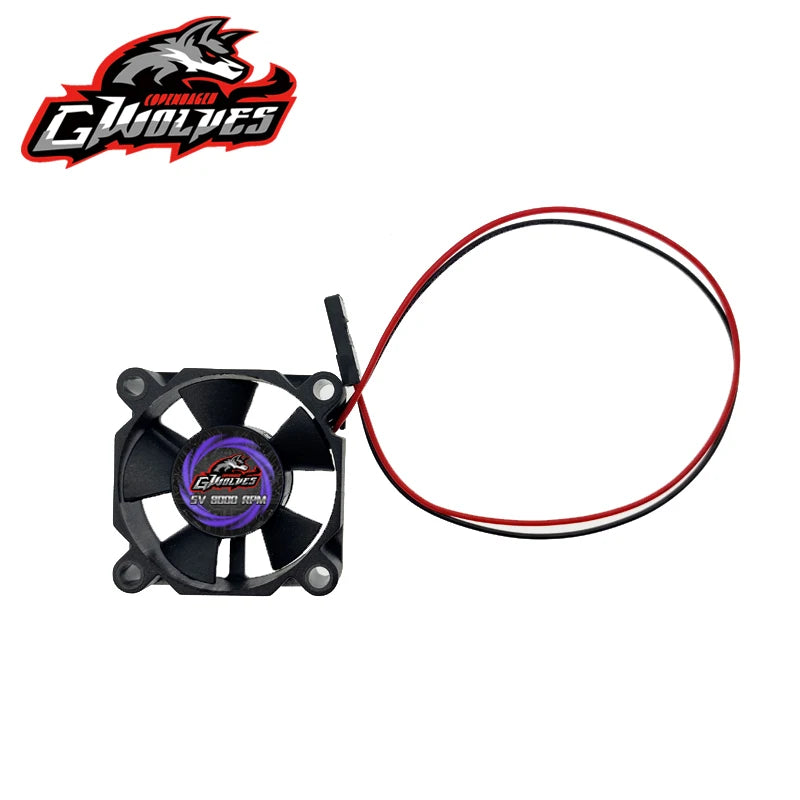 RC Fan 25/30/35/40mm 8000RPM 5V-7V DC ABS Futaba Plug close-up view