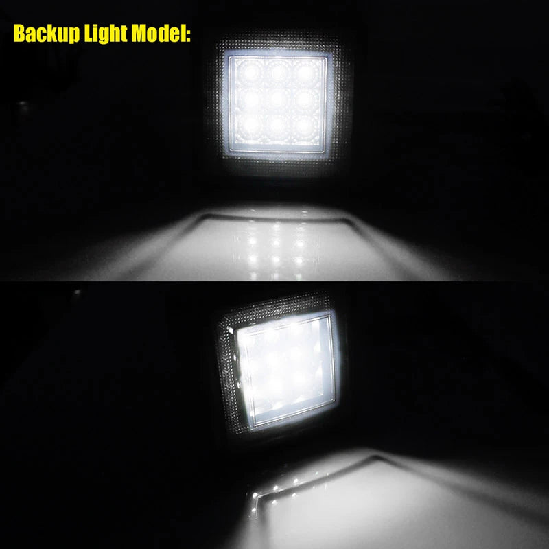iJDM 2'' Hitch Receiver Brake Lamp,Tail Lamp,Reverse Light for Truck SUV Trailer Eq additional angle