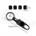 DSYCAR 4Pcs Zinc Alloy Albania Flag Car Tire Valve Caps | Tire Valve Stem Covers with alternate view