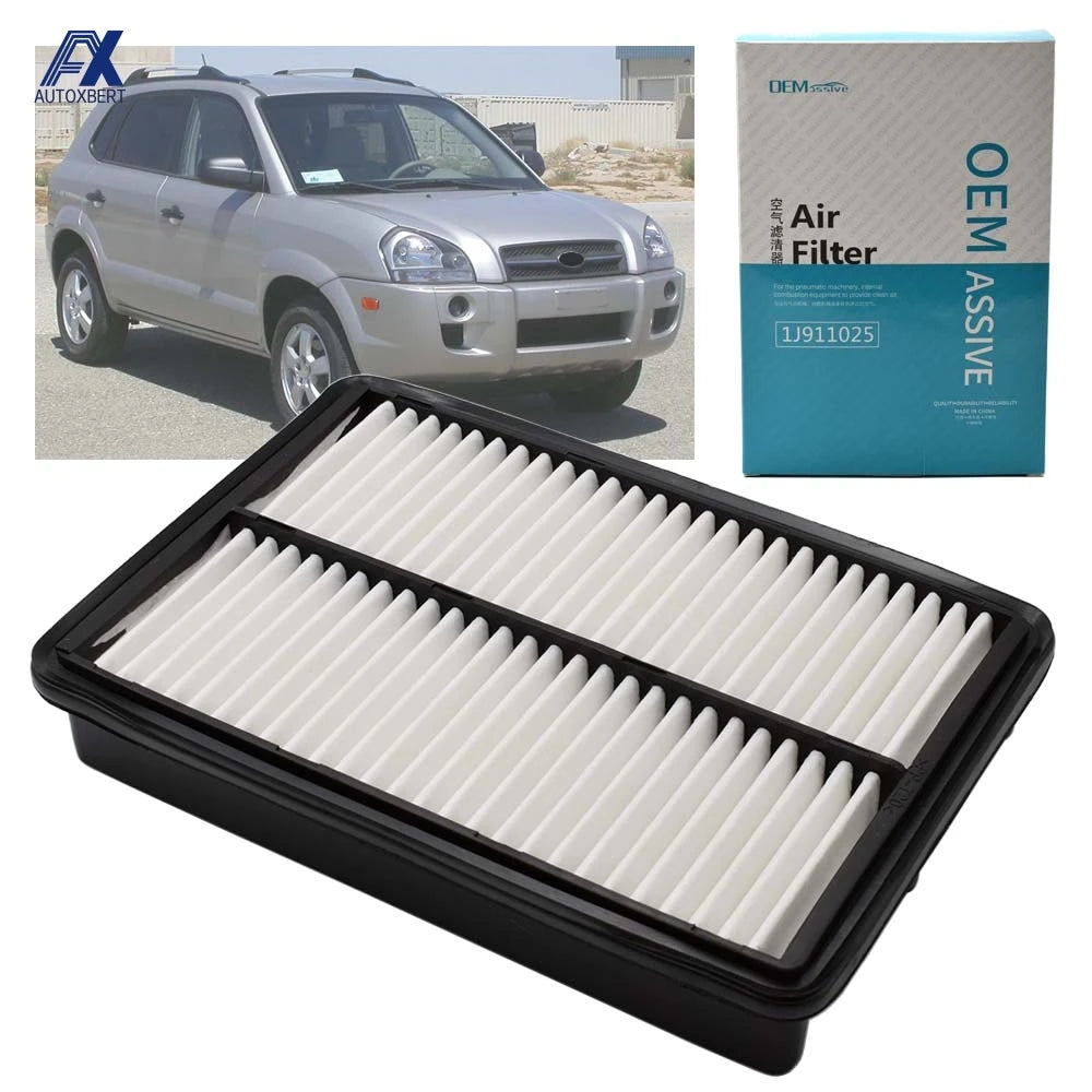 Car Engine Air Filter for Hyundai Tucson JM Kia Cerato LD Sportage JE KM 2005-2010 | 28113-08000 281