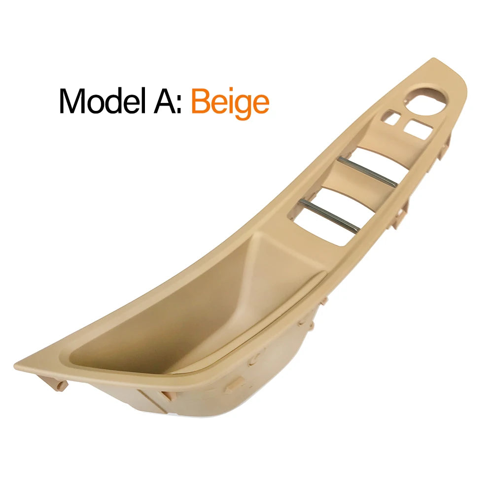 Front Left Beige Black Brown Car Interior F10 Door Armrest Panel Door Handle Replacement detail view