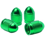 AUTCOAT Universal Aluminum Tire Valve Stem Caps for Car Truck Bike | 4 Pack Dust Co additional angle