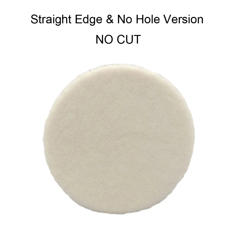 CDWTS 3/4/5/6 Inch Japan Wool Polish Pad for DA RO Car Polisher | Cutting Pad for Car close-up view