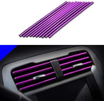U-Shape Car Air Vent Trim Strip PVC 10 Pcs detail view