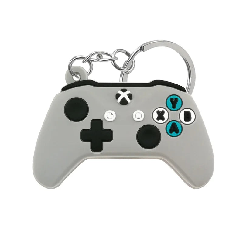 1PCS PVC new style Game Machine Keychain & Keyring Cute Gamepad Joystick Key Chain Key close-up view