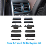 Car Rear AC Air Conditioner Vent Outlet Grille Slide Clip Repair Kit For Mercedes Benz W166 W292  ML350 GL450 ML GLE