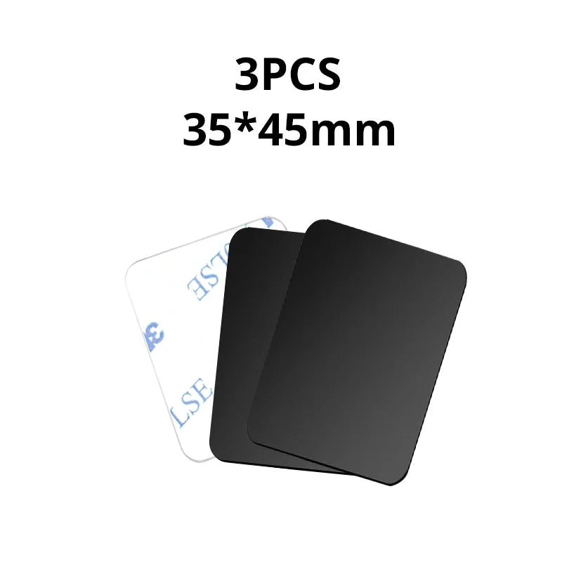 5PCS Car Phone Holder Metal Plate Magnetic Holder Round Square Sticker iron Sheet f additional angle