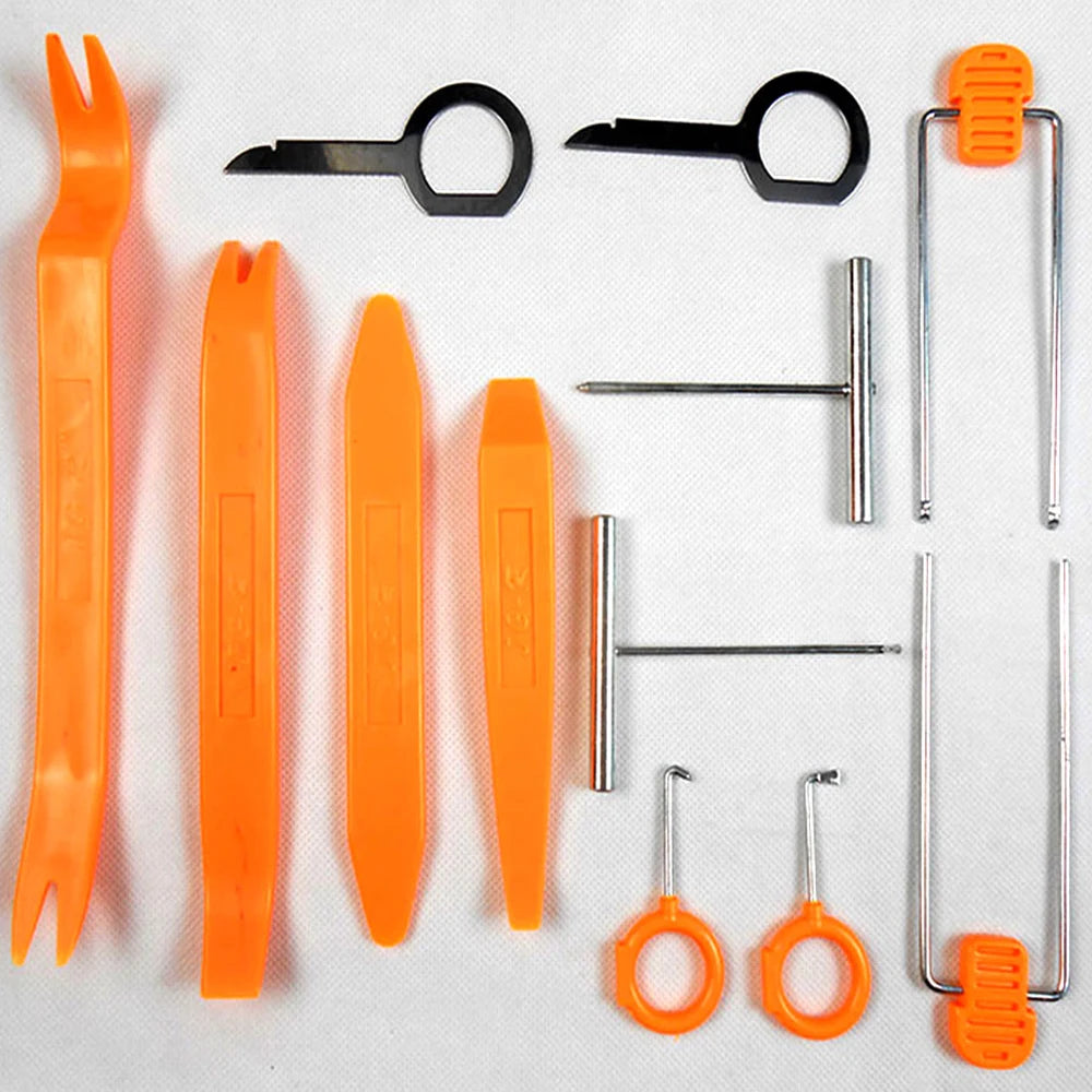 For Car Radio Audio Stereo Removal and Installation Professional Kit Including 12 Distinctive Tools