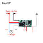 433MHz Wireless Remote Control Switch LED Mini Receiver DC 3.6V-24V lifestyle view