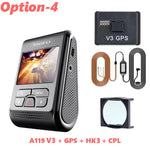 VIOFO A119 V3 2K Dash Cam | Super Night Vision, G-Sensor, Optional GPS & CPL alternate view