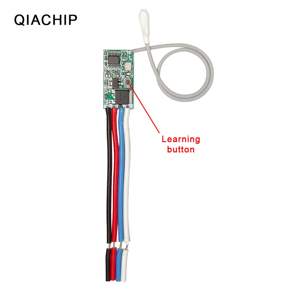 433MHz Wireless Remote Control Switch LED Mini Receiver DC 3.6V-24V close-up view