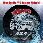 Auto Car Spare Wheel Cover | PVC Tire Protector for 14 15 16 Inch SUV alternate view