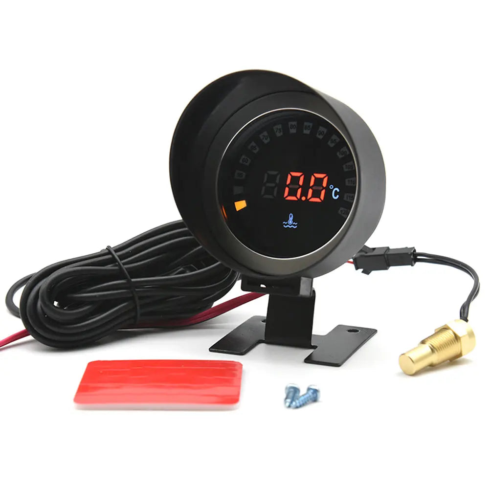 12V/24V LCD Digital Water Temp Gauge with Sensor and Adapter Joint | Car Modification alternate view