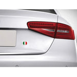 DSYCAR 2Pcs/Pair Car 3D Metal Italy Flag Emblem Badge Decals Sticker Car Exterior A additional angle