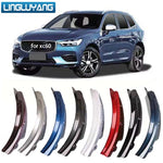 Volvo XC60 Mud Flaps (2018–2024) | Rear Wheel Fender Splash Guards with Blue Accent additional angle