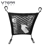 Vtear Universal Car Trunk Mesh Net Organizer | Rear Seat Storage Bag