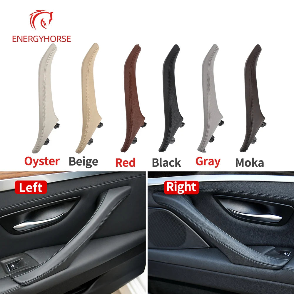 LHD RHD Upgraded New Interior Passenger Door Handle Inside Panel Trim For BMW 5 Serie alternate view
