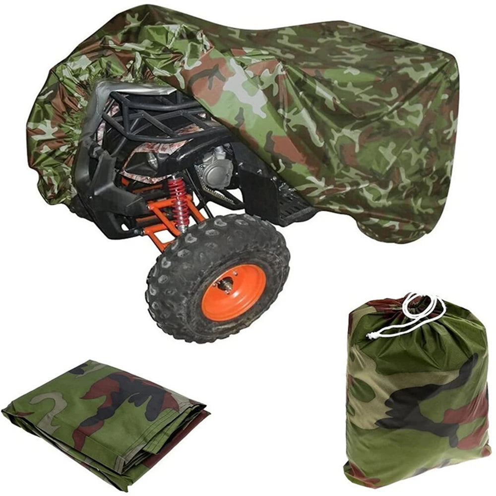 Universal Motorcycle ATV Rain Snow Sun Cover | 190T Waterproof Polyester alternate view