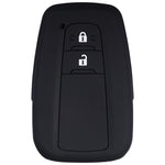 Suitable for Toyota Rav4 Corolla Camry Highlander Prius Car Key Case Silicone Key Fob Cover Remote Control Alarm Key Protector