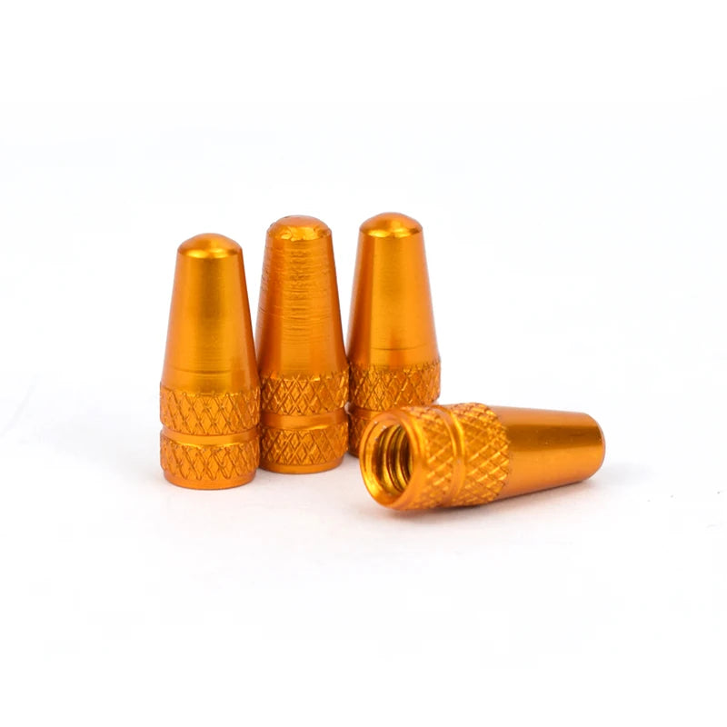 Aluminum Alloy Bicycle Tire Valve Cap Protector for Presta Valve additional angle