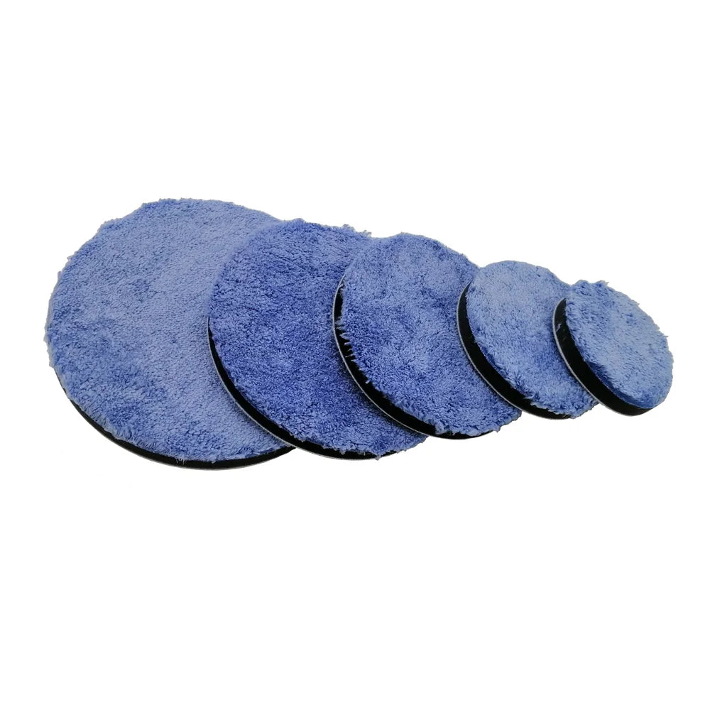 Microfiber Polishing Pad 3/4/5/6/7 inch | Car Body Polish Wheel for DA/RO Polisher lifestyle view