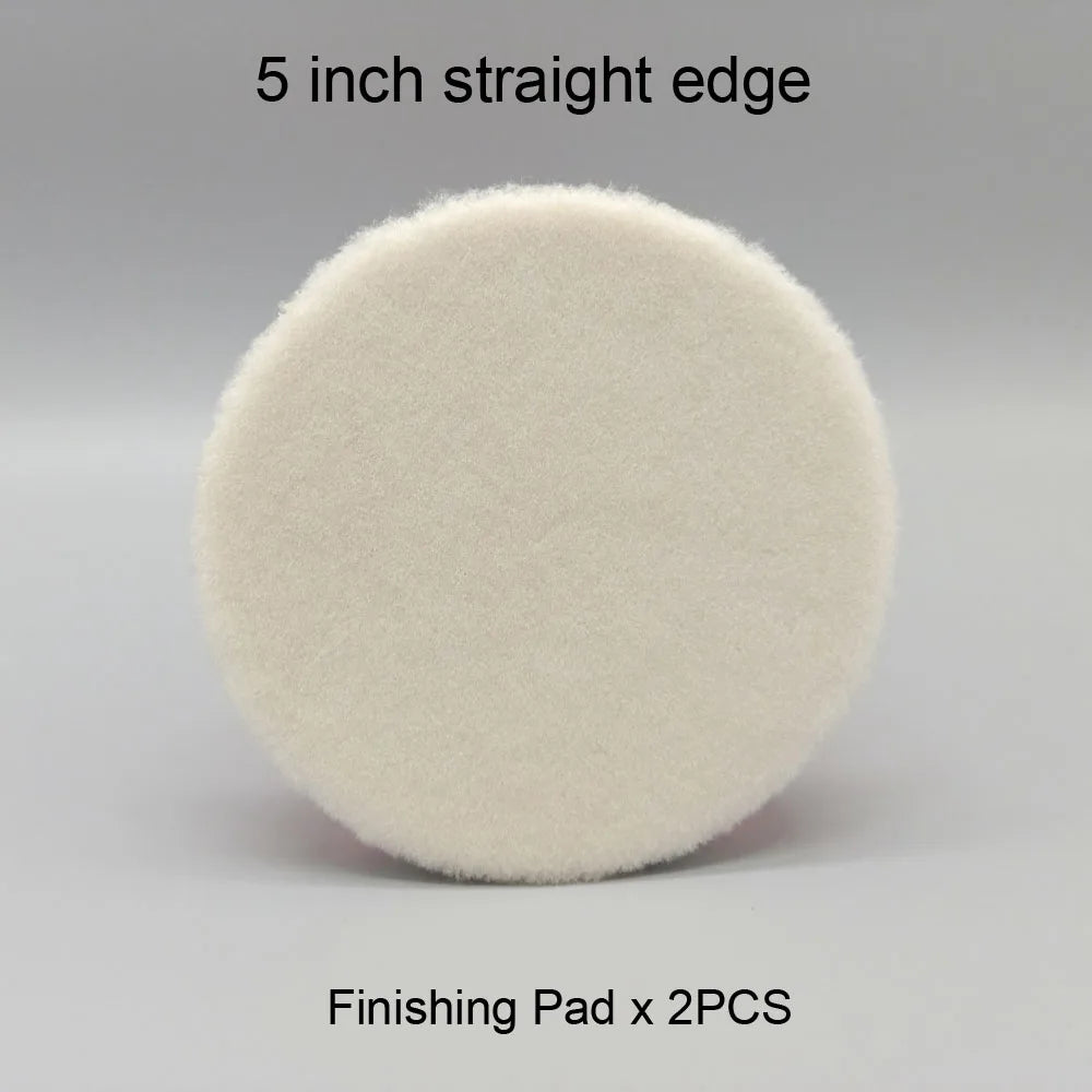 HUTU 5 Inch Wool Polishing Pad | Car Body Polishing Wool Wheel for Polisher close-up view