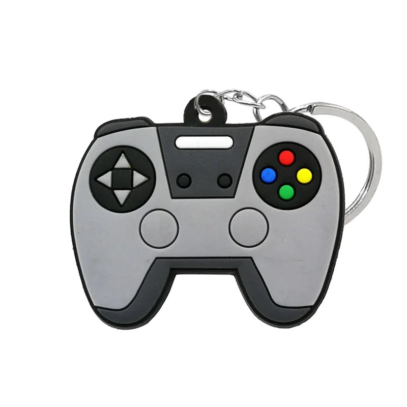 1PCS PVC new style Game Machine Keychain & Keyring Cute Gamepad Joystick Key Chain Ke alternate view