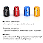 2pcs GUB Aluminum CNC Bicycle Tire Valve Cap MTB Road Bike Tube Tyre Gas Nozzle Cover alternate view