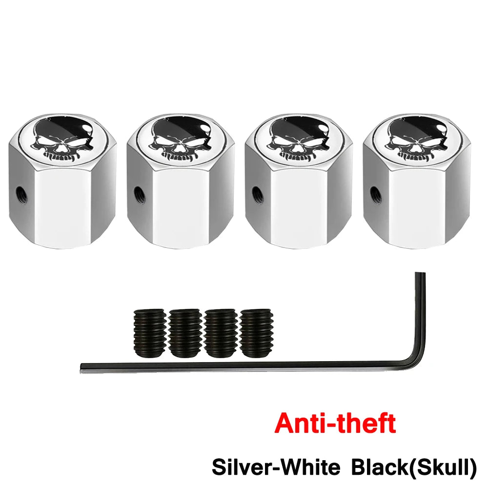 AUTCOAT Anti-theft Middle Finger Tire Valve Dust Caps | Universal Fit for Cars Trucks Mo detail view