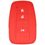 Suitable for Toyota Rav4 Corolla Camry Highlander Prius Car Key Case Silicone Key Fob Cover Remote Control Alarm Key Protector