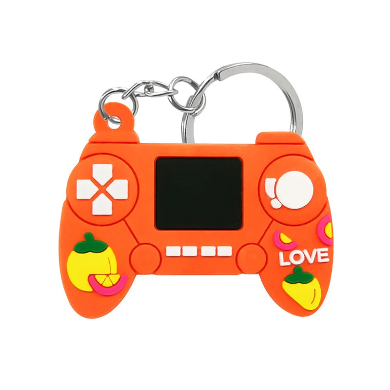 1PCS PVC new style Game Machine Keychain & Keyring Cute Gamepad Joystick Key Chain Ke lifestyle view