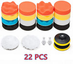 Car Polishing Sponge Pads Kit Foam Pad Buffer Kit Polishing Machine Wax Pads for Auto alternate view