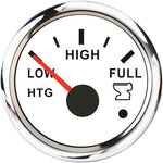 52mm 2 Inch Marine Boat Gauge Set | Oil Pressure Water Level Fuel Temperature Voltm additional angle