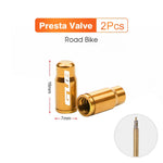 2pcs GUB Aluminum CNC Bicycle Tire Valve Cap MTB Road Bike Tube Tyre Gas Nozzle Cover fo detail view