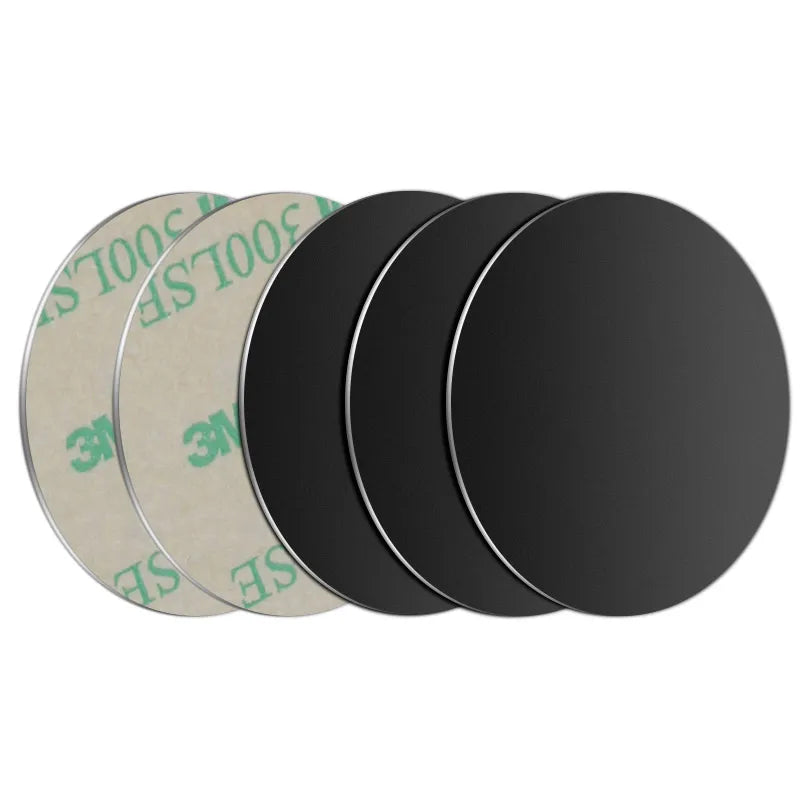 Metal Plate For Magnetic Car Phone Holder Universal Iron Sheet Disk Sticker Mount M additional angle