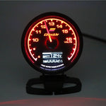 62mm 7-Color LCD Digital Gauge | Multi-Function Turbo Boost Oil Pressure Water Temp Ra close-up view