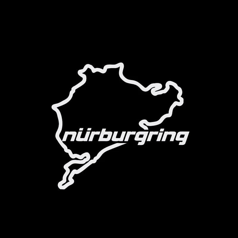 Car Styling Racing Road Nurburgring Creative Fashion Window Stickers Decal detail view