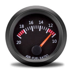 AD 52mm Car Gauge Set | Boost Water Oil Temp Pressure Voltmeter Air Fuel Ratio EGT close-up view