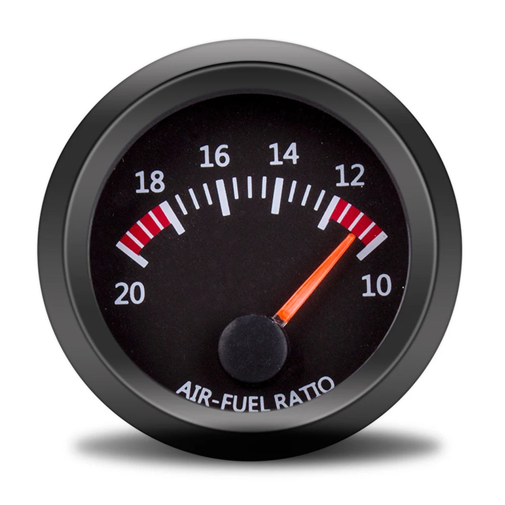 AD 52mm Car Gauge Set | Boost Water Oil Temp Pressure Voltmeter Air Fuel Ratio EGT close-up view