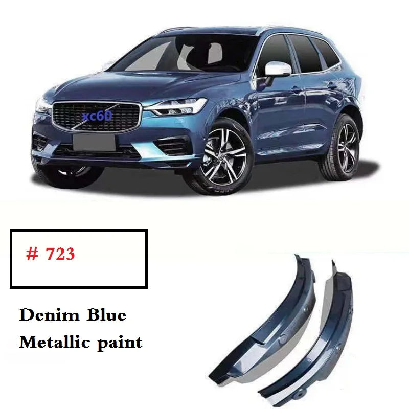 Volvo XC60 Mud Flaps (2018–2024) | Rear Wheel Fender Splash Guards with Blue Accent alternate view