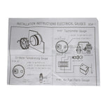 52mm Oil Temperature Gauge 40-140°C | Red Needle Digital Display with 1/8 NPT Senso additional angle
