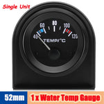 52mm Auto Gauge Kit with Sensor | LED Digital Oil Temp, Water Temp, Oil Pressure, Fuel L detail view