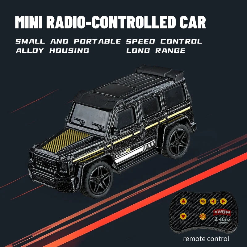 New RC Car MINI Alloy 1/64 Remote Control Car Convenient to Carry 60 Minutes of Work Tim detail view